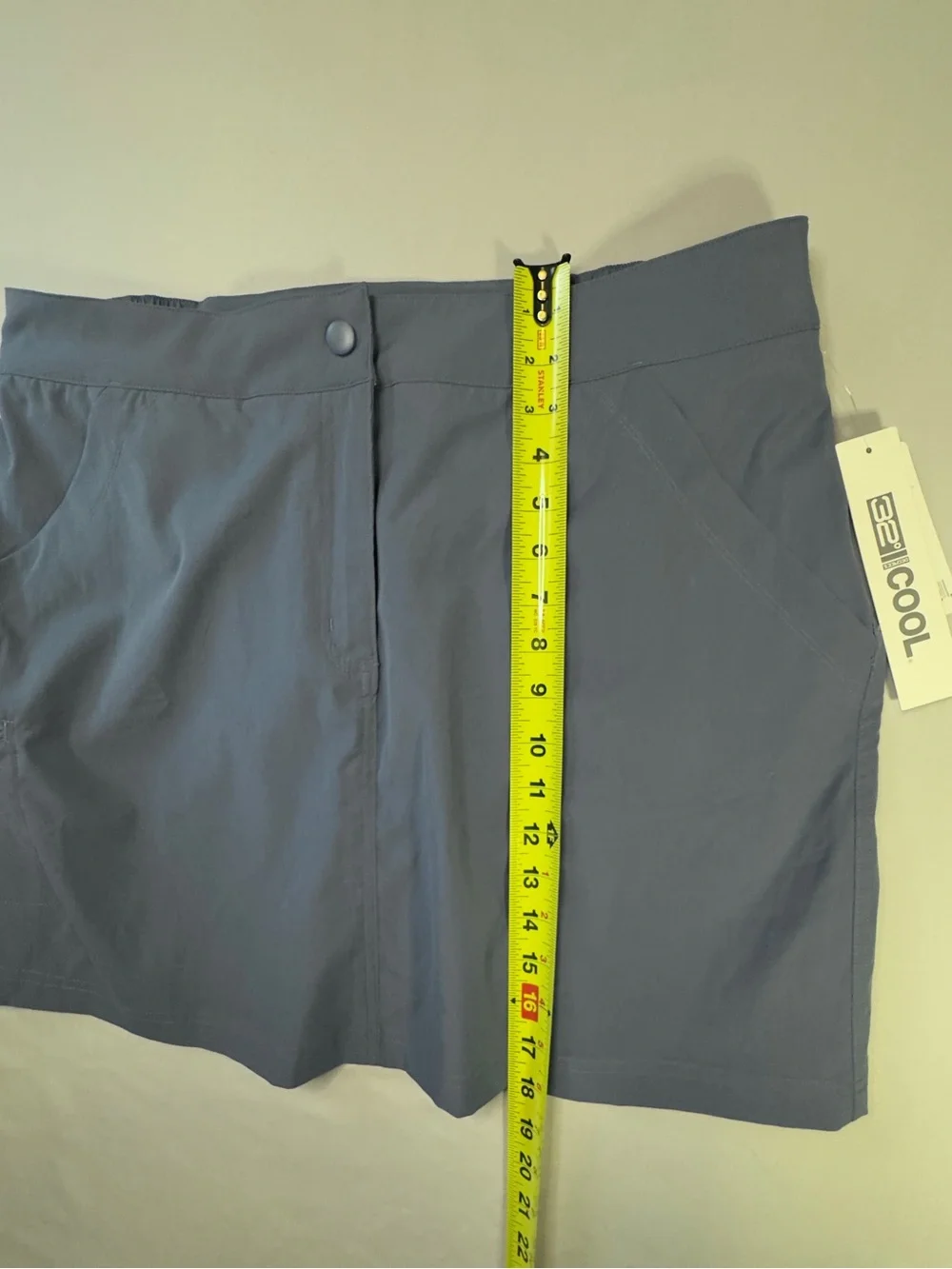 32 Degrees Cool Women's Blue Active Skort for Tennis, Golf Athlesure. Size L